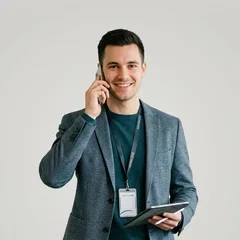 Jonas, Inbound-Call-Assistent (KI-generiertes Bild)